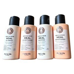 2 Sets Maria Nila Stockholm Head & Hair Heal Shampoo And Conditioner 3.4 Oz Each